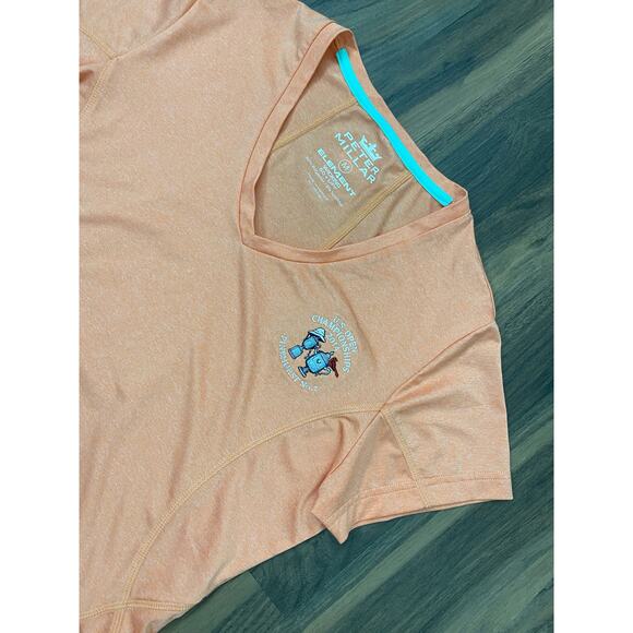 Women Peter Millar Element UPF 50+ US Open performance v-neck shirt, M - Picture 2 of 4